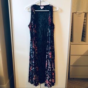 LulaRoe Joy - velvet burnout size medium